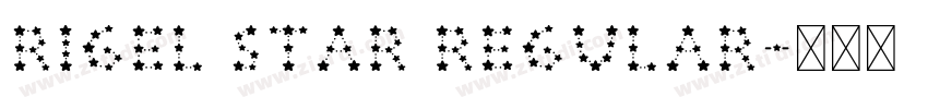 rigel star Regular字体转换